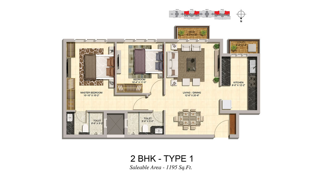 Floor Plan 2 BHK