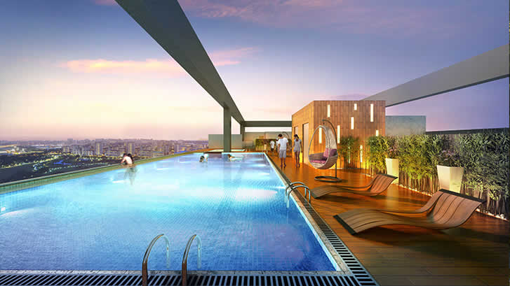 Mittal Elanza Infinity Pool